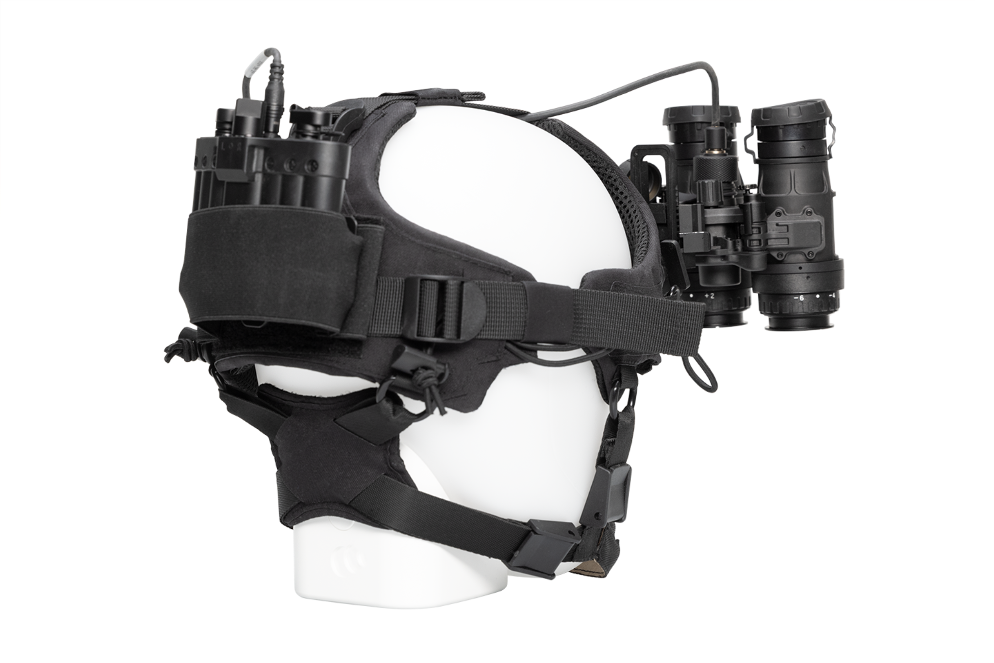 Soft Headgear with Shroud, black (PVS-7, PVS-14, UNVG)