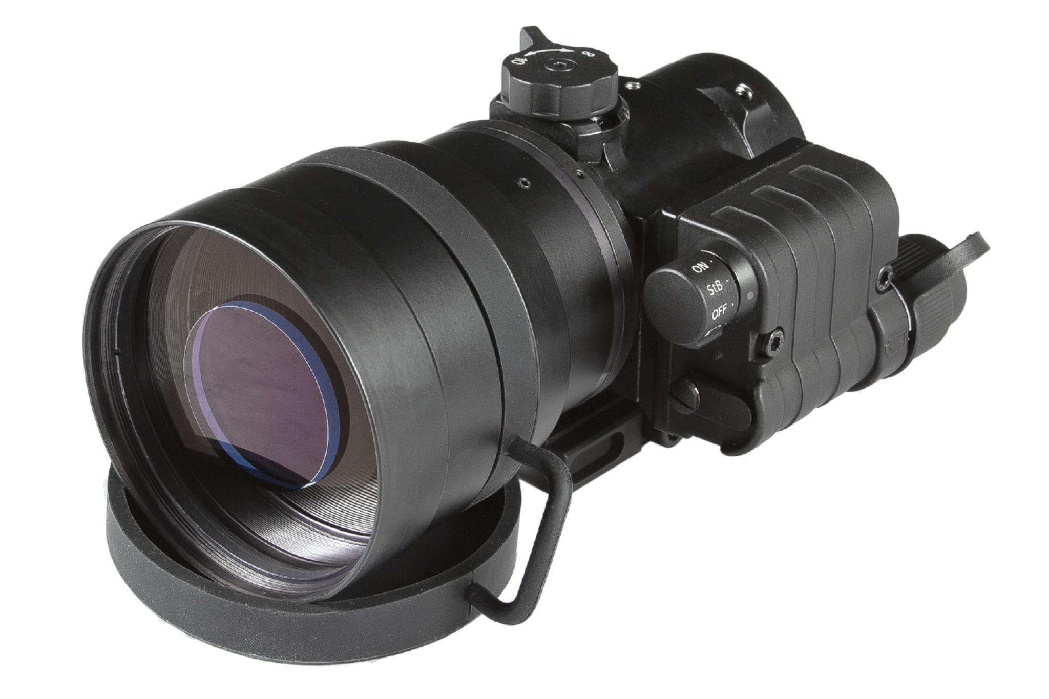 AGM COMANCHE-22 Night Vision Clip-On - Left Angle