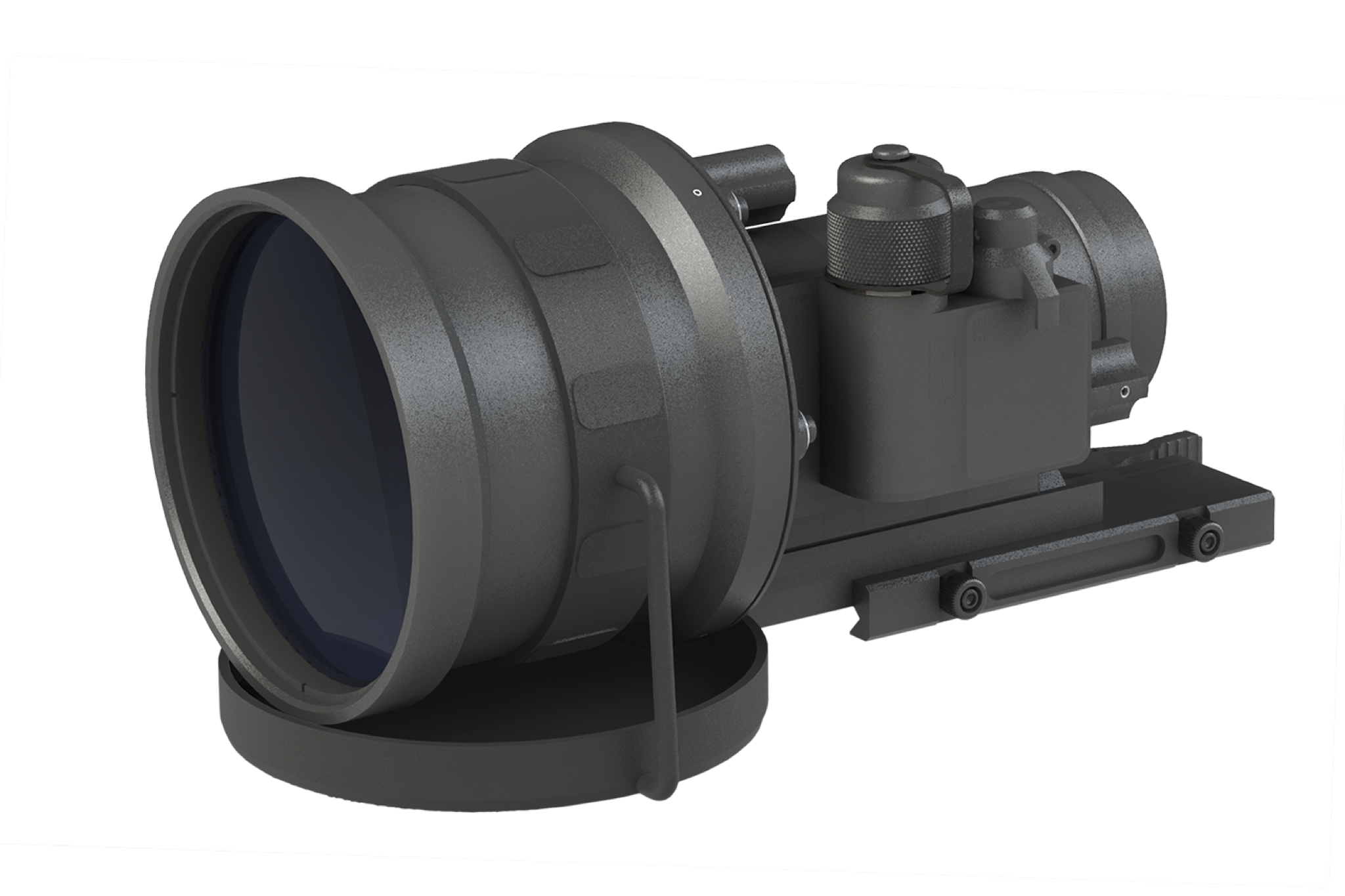 AGM COMANCHE-40LR Night Vision Clip-On - Left Angle